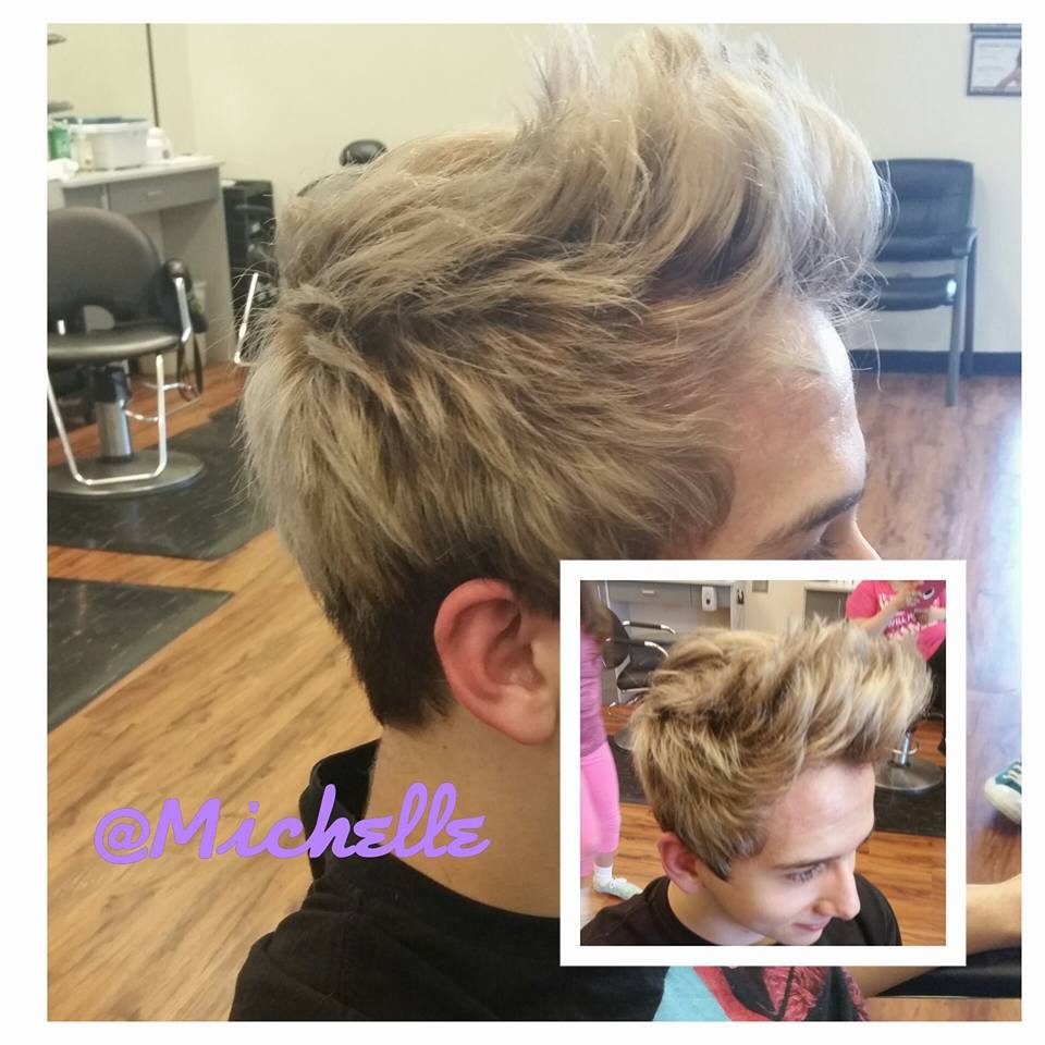 Textured men's cut
