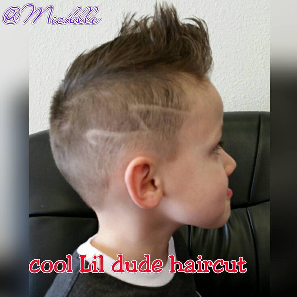 Kids' cut with shaved design